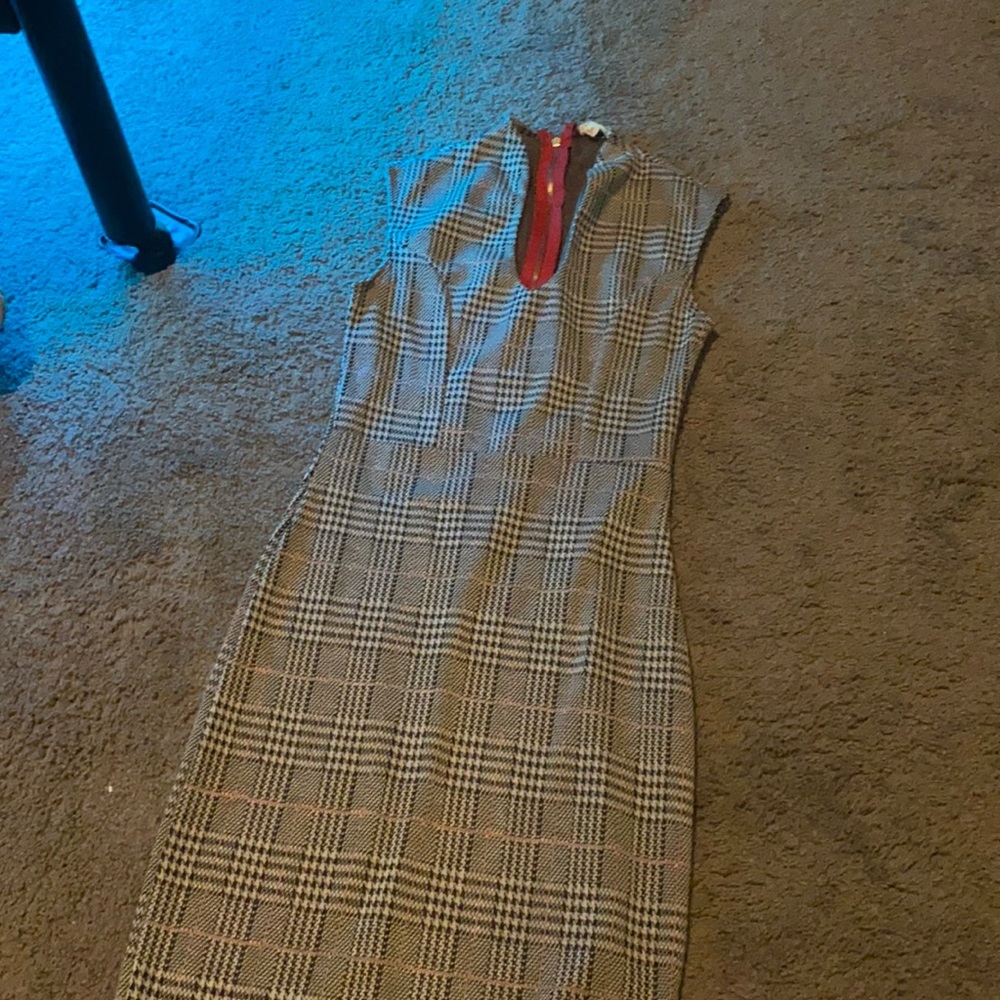 plaid dress